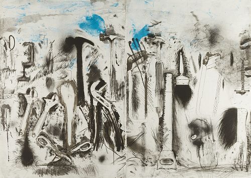 Jim Dine "The Sky In Madison, WI" Lithograph 2004
