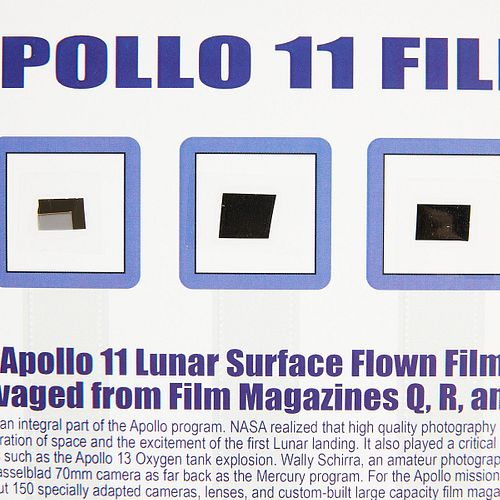 NASA Flown Film Fragments A-11 - Mag. Q, R, & S