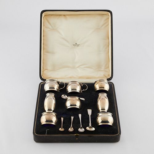 19th c. English Sterling Silver Condiment Set