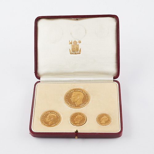 1937 Sovereign Set George VI 22k Gold