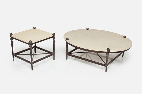 Michael Taylor, 'Montecito' Coffee Table and End Table (2)