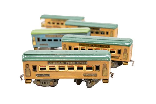 American Flyer Pullman Carriages Lot of 5