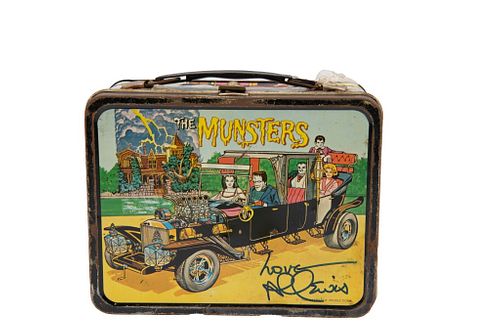 The Munsters Lunch Box Signed by Al Lewis