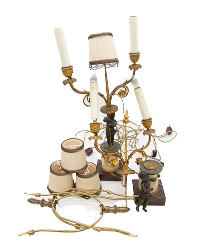 Set of Two Electrified Candelabras