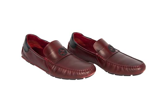 Gucci Men's Red Loafers