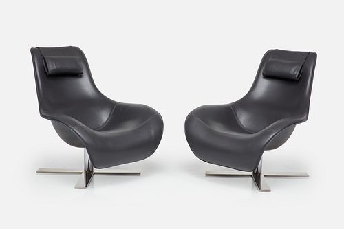 Antonio Citterio, 'Mart' Lounge Chairs (2)