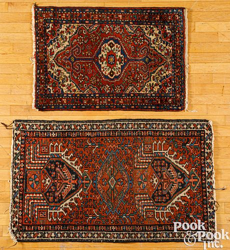 Two Oriental mats, ca. 1940