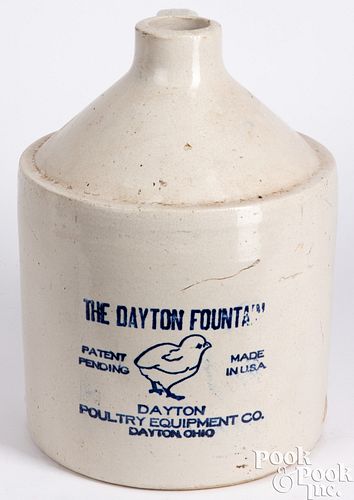 Ohio stoneware chicken waterer jug