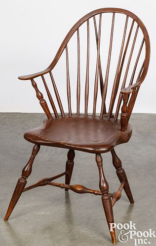 Braceback Windsor armchair, ca. 1790