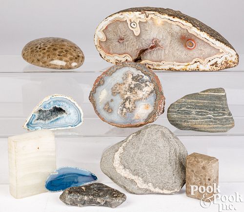 Assorted rocks and minerals