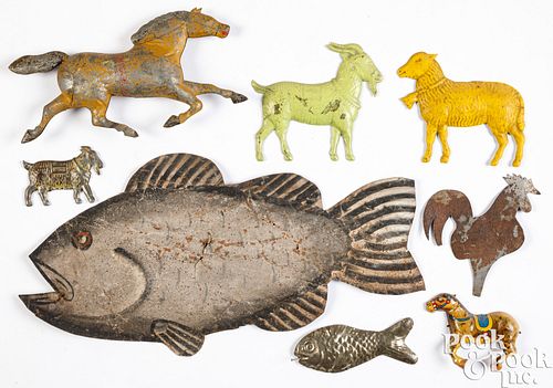Metal animal figures