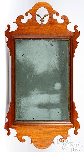 Chippendale mahogany mirror, 19th c.