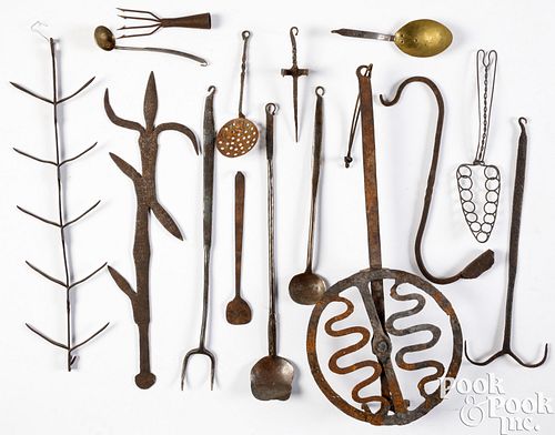 Iron tools and utensils