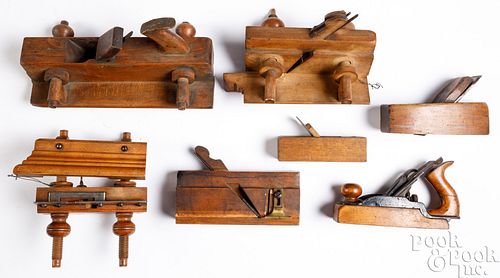 Collection of early wood planes