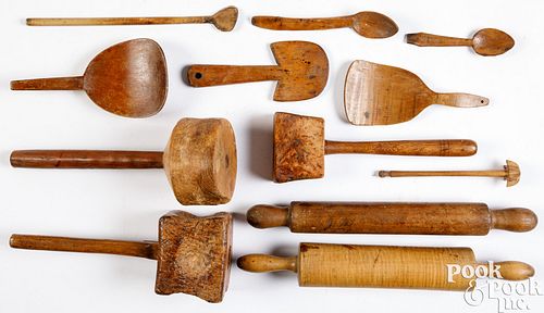 Woodenware to include mallets, etc.
