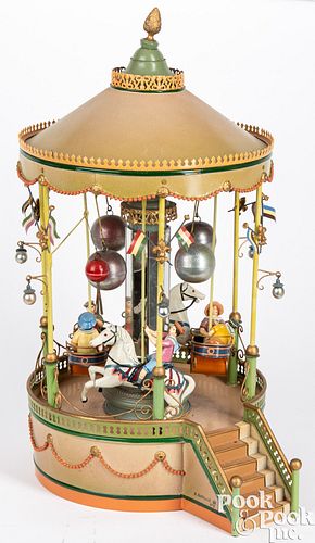Herve Dubrulle clockwork musical carousel