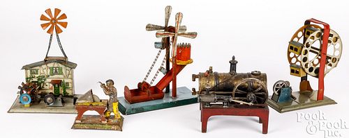 Five steam toys