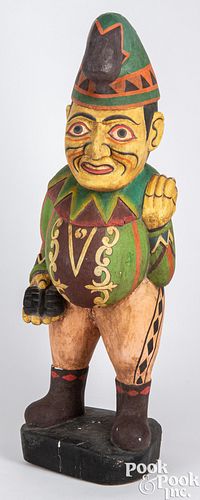Contemporary Punch tobacconist figure