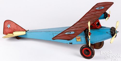 Schieble's pressed steel tri-motor airplane
