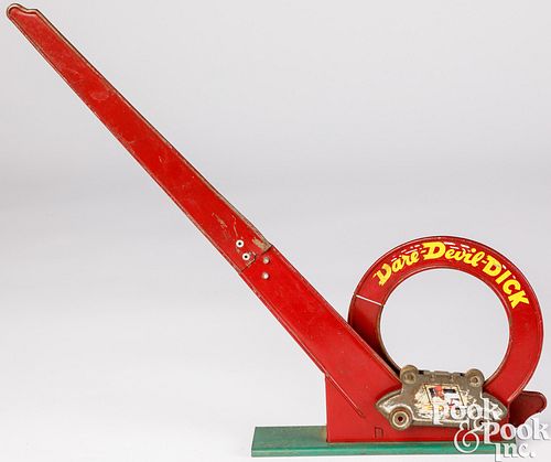 Pressed steel Dare Devil Dick loop toy