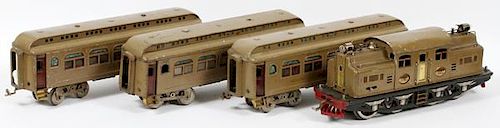 LIONEL PRE-WAR STANDARD GAUGE PASSENGER TRAIN 1927