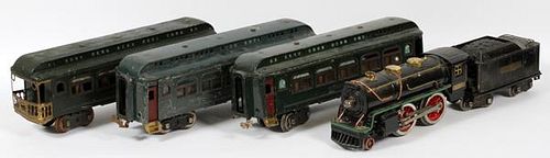 LIONEL PRE-WAR STANDARD GAUGE PASSENGER TRAIN C1930