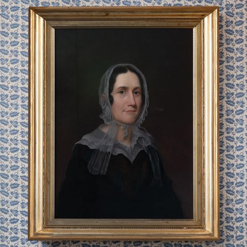 English School: Portrait of a Lady in a Bonnet