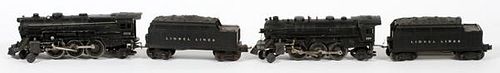 LIONEL O27 GA  STEAM LOCOMOTIVES AND TENDERS