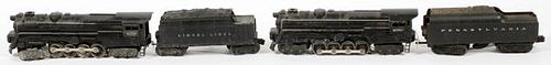 LIONEL O27 GA #2020 STEAM LOCOMOTIVES AND TENDERS