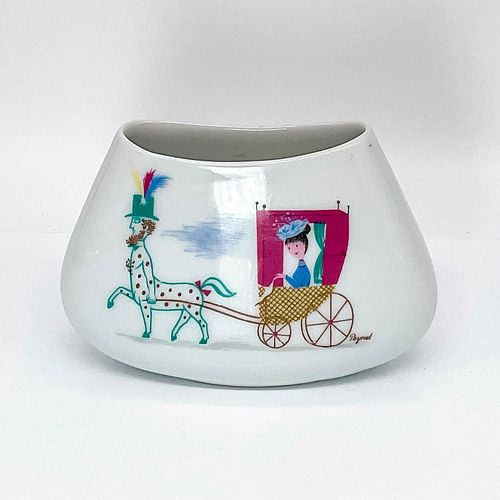 Rosenthal Vase Raymond Peynet Centaur and Lady in Carriage