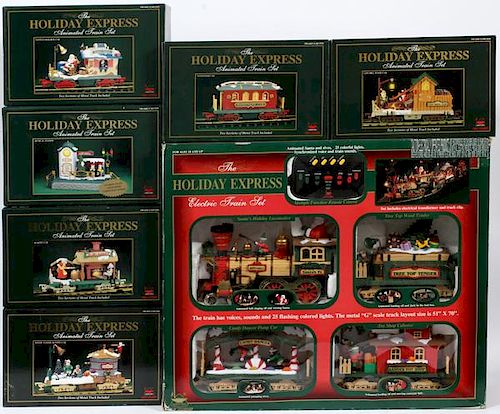 'THE HOLIDAY EXPRESS' 'G' SCALE ELECTRIC TRAIN