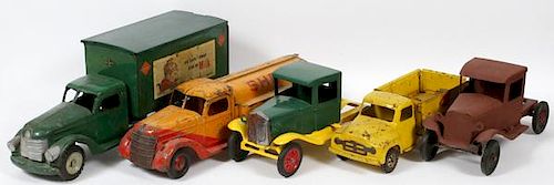 BUDDY-L PRESSED METAL TRUCK AND TRACTORS C1935-1948