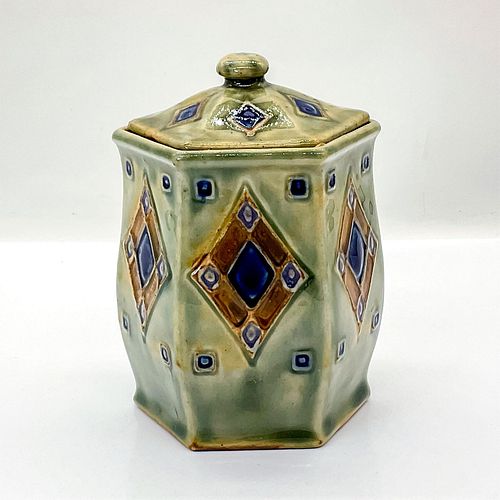 Royal Doulton Lambeth Stoneware Lidded Jar