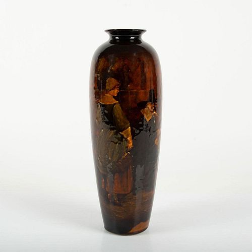 Royal Doulton Holbein Ware Scenery Vase by Walter Nunn
