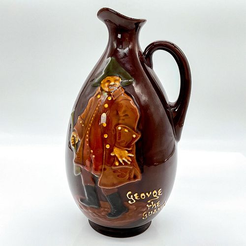 Royal Doulton Kingsware Whiskey Flask, George the Guard
