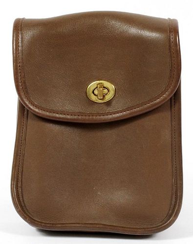 COACH BROWN LEATHER BAG