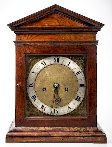 RARE AND IMPORTANT SAMUEL BETTS (LONDON, ACTIVE 1645-1673) BRACKET CLOCK