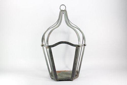 Antique Wrought Iron Wall Candle Holder Lantern