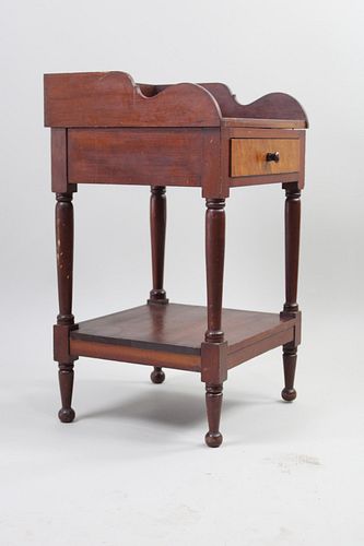Antique Wooden 2 Tier Washstand/Nightstand