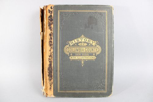 History of Columbia County, New York, Illustrated Leatherbound Folio 1878