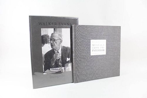 Walker Evans Incognito & Message Interior Photo Books