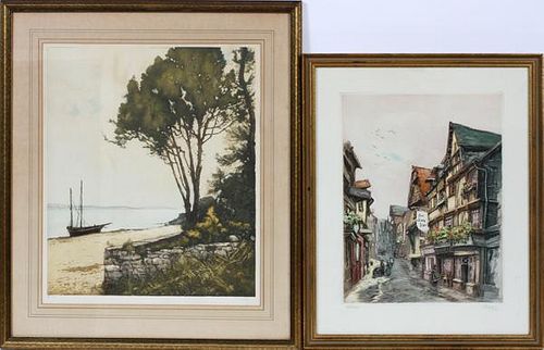 FRENCH ETCHINGS: CALLES  AND LEGARF TWO