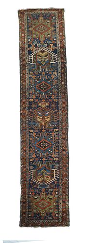 Antique Karajeh Long Rug, 2'10'' x 14'1'' (0.86 x 4.29 M)