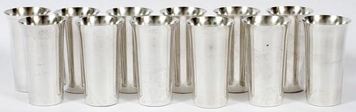 MANCHESTER SILVER CO. STERLING SILVER TUMBLERS