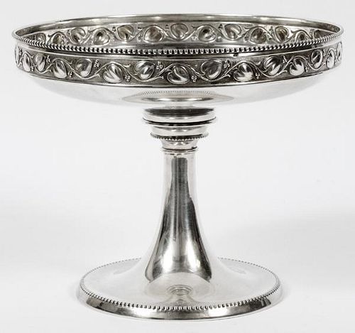 GERMAN STERLING COMPOTE EARLY 20TH CENTURY