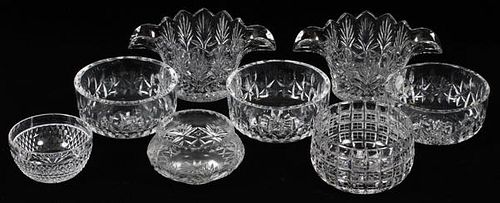 WATERFORD CRYSTAL OPEN BOWLS