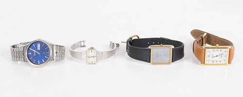 Four Watches, Seiko, Raymond Weil