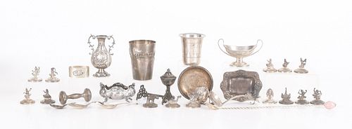 A Group of Small Silver Articles