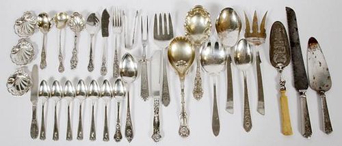 STERLING SILVER FLATWARE 31 PIECES