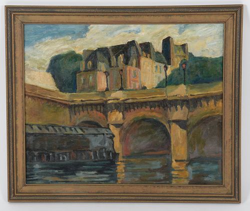 Victor Francois Tardieu (1870 - 1937) Oil on Canvas